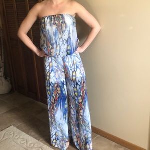Strapless jumpsuit